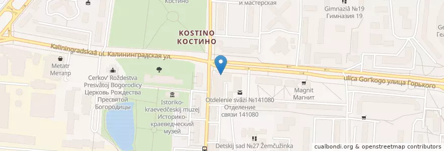 Mapa de ubicacion de Кантри Паб en ロシア, 中央連邦管区, モスクワ州, Городской Округ Королёв.