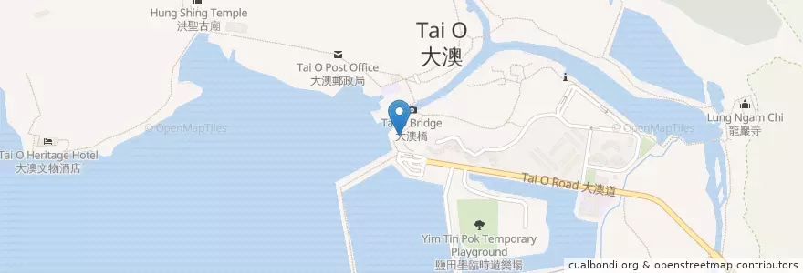 Mapa de ubicacion de 復興行 en China, Hongkong, Guangdong, New Territories, 離島區 Islands District.