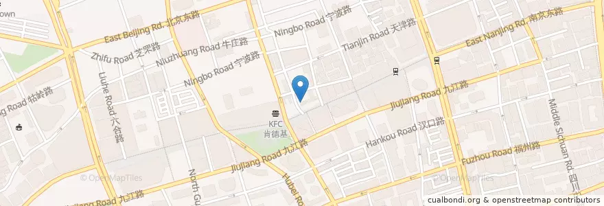 Mapa de ubicacion de 天惠天 en China, Xangai, Huangpu.