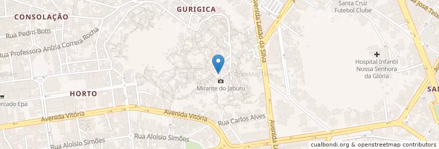 Mapa de ubicacion de Silvani Lanches - Com pitadinha de amor en ブラジル, 南東部地域, エスピリト サント, Região Geográfica Intermediária De Vitória, ヴィトーリア, Região Metropolitana Da Grande Vitória, Microrregião Vitória.