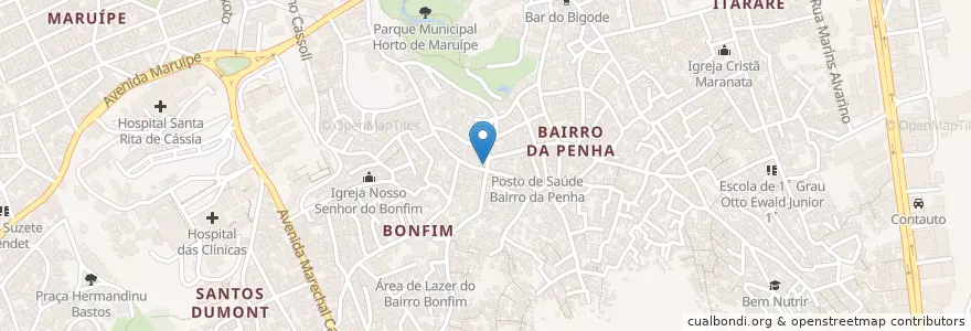 Mapa de ubicacion de Restaurante Sodré en Brazilië, Regio Zuidoost, Espírito Santo, Região Geográfica Intermediária De Vitória, Vitória, Região Metropolitana Da Grande Vitória, Microrregião Vitória.