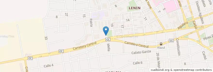 Mapa de ubicacion de Antiguo local del teatro Guiñol en Куба, Ольгин, Holguín.