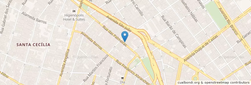 Mapa de ubicacion de Boteco do Gois en 巴西, 东南部, 圣保罗, Região Geográfica Intermediária De São Paulo, Região Metropolitana De São Paulo, Região Imediata De São Paulo, 聖保羅.