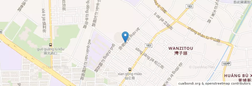 Mapa de ubicacion de 美而美 en Taiwan, Kaohsiung, 鳳山區.