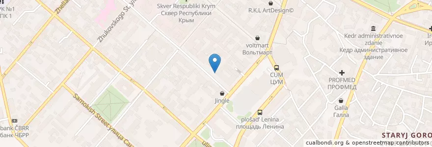 Mapa de ubicacion de Be mine en Russia, South Federal District, Autonomous Republic Of Crimea, Republic Of Crimea, Simferopol District, Simferopol Municipality Council, Simferopol (Urban Okrug).
