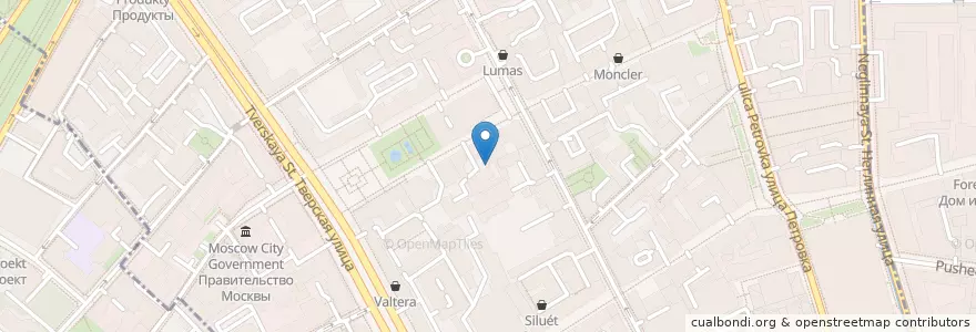 Mapa de ubicacion de StereoPeople en Rusland, Centraal Federaal District, Moskou, Центральный Административный Округ, Тверской Район.