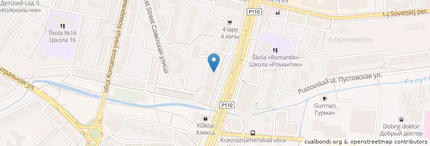 Mapa de ubicacion de Совкомбанк en 러시아, Центральный Федеральный Округ, Московская Область, Городской Округ Щёлково.