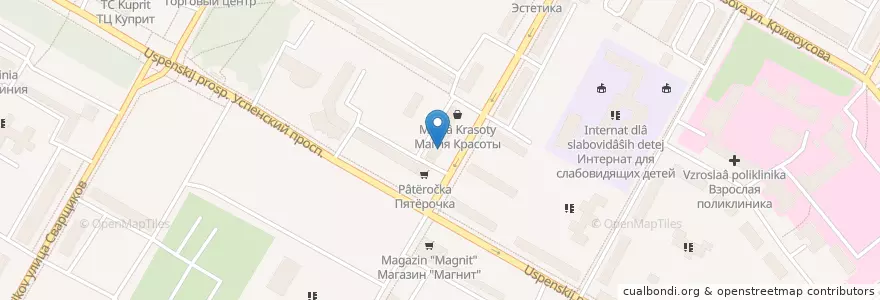 Mapa de ubicacion de Дешевая аптека en Russland, Föderationskreis Ural, Oblast Swerdlowsk, Западный Управленческий Округ, Городской Округ Верхняя Пышма.