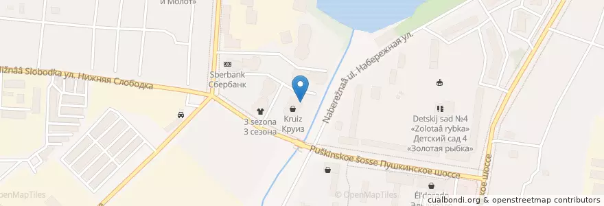 Mapa de ubicacion de Пинта en Rusia, Центральный Федеральный Округ, Московская Область, Пушкинский Городской Округ.
