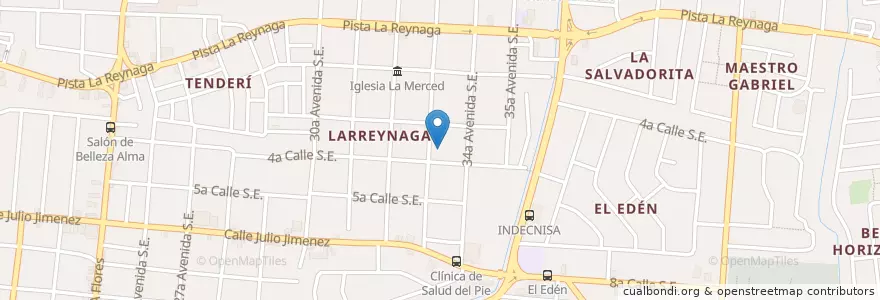 Mapa de ubicacion de Sopas Popeye en Nikaragua, Departamento De Managua, Managua (Municipio).