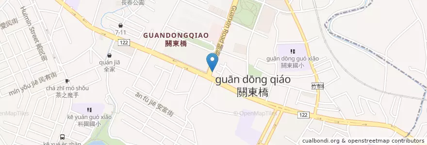 Mapa de ubicacion de 和家烤肉飯 en 타이완, 타이완성, 신주시, 둥구.