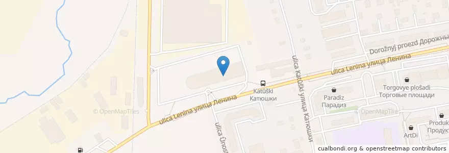 Mapa de ubicacion de Авангард en Rusia, Distrito Federal Central, Óblast De Moscú, Городской Округ Лобня.