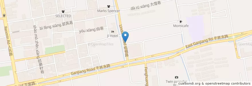Mapa de ubicacion de Dr. W en Çin, Suzhou, Jiangsu, 姑苏区, 平江街道.