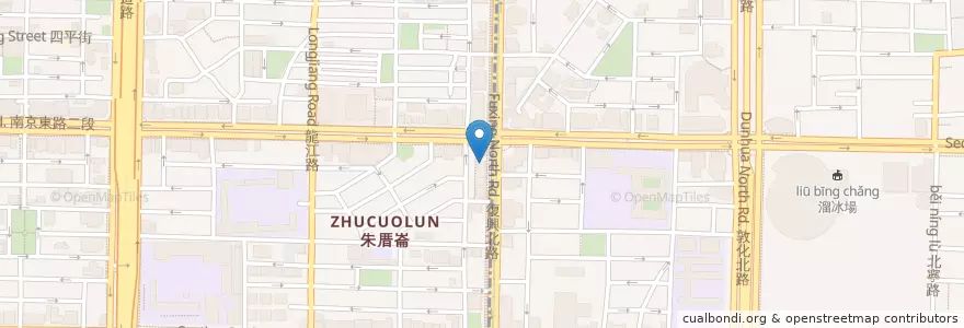 Mapa de ubicacion de 心禾診所 en Taiwan, 新北市, Taipé, 松山區.