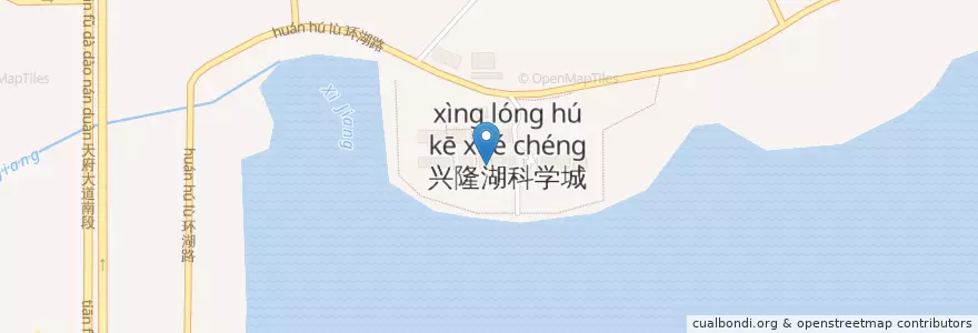 Mapa de ubicacion de 翠釜汤锅 en China, Sichuan, 成都市, 双流区 / Shuangliu, 天府新区成都直管区.