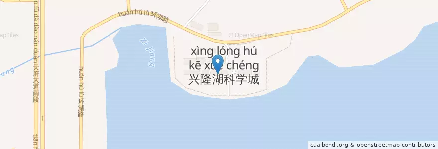 Mapa de ubicacion de 银芭Leaf Kitcen en Chine, Sichuan, 成都市, 双流区 / Shuangliu, 天府新区成都直管区.