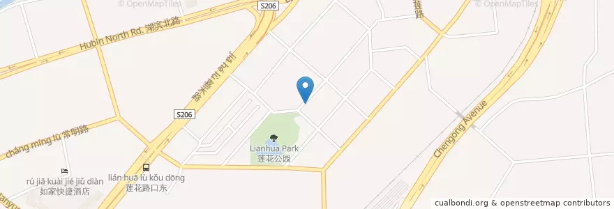 Mapa de ubicacion de 草根堂私房菜 Cao Gen Tang en الصين, فوجيان, 思明区.