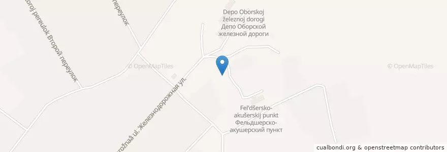 Mapa de ubicacion de Оборское сельское поселение en Rússia, Distrito Federal Oriental, Krai De Khabarovsk, Оборское Сельское Поселение.