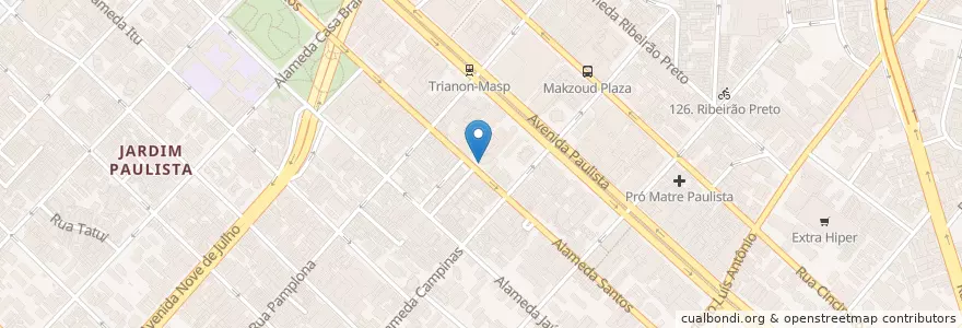 Mapa de ubicacion de Citibank en Бразилия, Юго-Восточный Регион, Сан-Паулу, Região Geográfica Intermediária De São Paulo, Região Metropolitana De São Paulo, Região Imediata De São Paulo, Сан-Паулу.