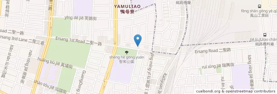 Mapa de ubicacion de 氫活健康館 en 台湾, 高雄市, 前鎮区, 苓雅区.