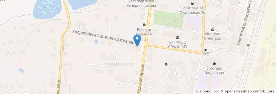 Mapa de ubicacion de Бинбанк en ロシア, 中央連邦管区, モスクワ州, Сергиево-Посадский Городской Округ.
