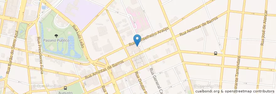 Mapa de ubicacion de Biblioteca Central - UFPR en 巴西, 南部, 巴拉那, Região Geográfica Intermediária De Curitiba, Região Metropolitana De Curitiba, Microrregião De Curitiba, 库里蒂巴.