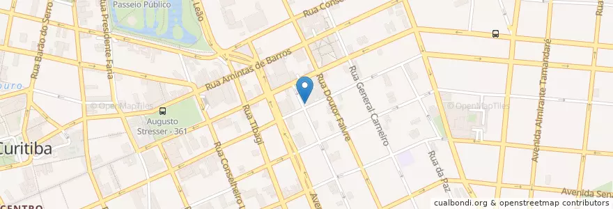 Mapa de ubicacion de Dana Farma en ブラジル, 南部地域, パラナ, Região Geográfica Intermediária De Curitiba, Região Metropolitana De Curitiba, Microrregião De Curitiba, クリチバ.