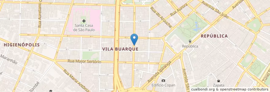Mapa de ubicacion de Trevo Estacionamentos en Brasilien, Südosten, São Paulo, Região Geográfica Intermediária De São Paulo, Região Metropolitana De São Paulo, Região Imediata De São Paulo, São Paulo.