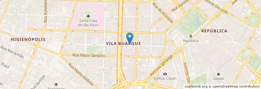 Mapa de ubicacion de Trevo Estacionamentos en Brasil, Região Sudeste, São Paulo, Região Geográfica Intermediária De São Paulo, Região Metropolitana De São Paulo, Região Imediata De São Paulo, São Paulo.