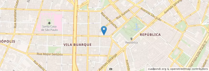 Mapa de ubicacion de Super Lanches en البَرَازِيل, المنطقة الجنوبية الشرقية, ساو باولو, Região Geográfica Intermediária De São Paulo, Região Metropolitana De São Paulo, Região Imediata De São Paulo, ساو باولو.