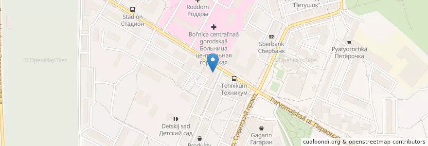 Mapa de ubicacion de Возрождение en Rusland, Centraal Federaal District, Oblast Moskou, Городской Округ Ивантеевка.