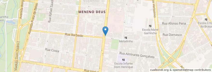 Mapa de ubicacion de Farmácias São João en 브라질, 남부지방, 히우그란지두술, Região Metropolitana De Porto Alegre, Região Geográfica Intermediária De Porto Alegre, Região Geográfica Imediata De Porto Alegre, 포르투알레그리.