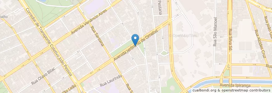 Mapa de ubicacion de Baden Cafés Especiais en Brasilien, Süden, Rio Grande Do Sul, Região Metropolitana De Porto Alegre, Região Geográfica Intermediária De Porto Alegre, Região Geográfica Imediata De Porto Alegre, Porto Alegre.