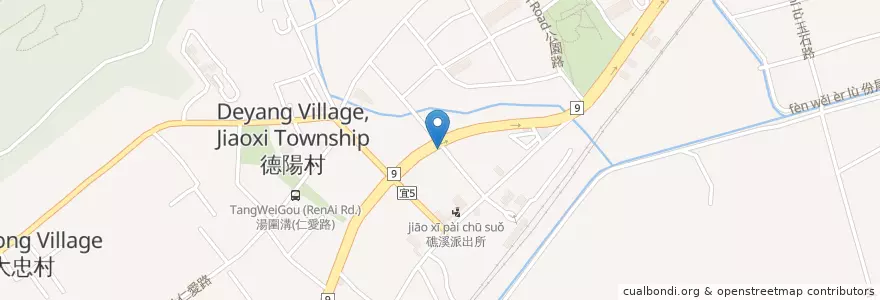 Mapa de ubicacion de 普羅電子遊樂場 en Taiwán, Provincia De Taiwán, 宜蘭縣, 礁溪鄉.