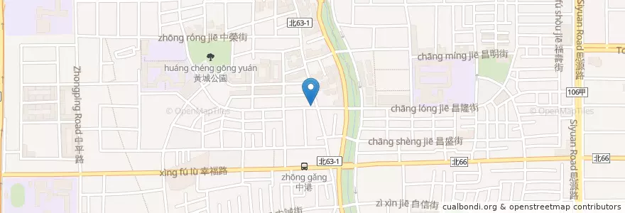 Mapa de ubicacion de 綠玟素食 en تايوان, تايبيه الجديدة, 新莊區.