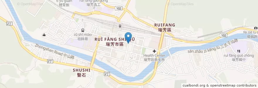Mapa de ubicacion de 85度C en 타이완, 신베이 시, 루이팡 구.