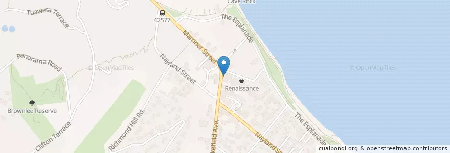 Mapa de ubicacion de Own Masala en 뉴질랜드, Canterbury, Christchurch City, Linwood-Central-Heathcote Community.