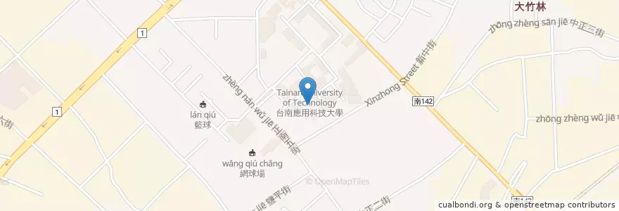 Mapa de ubicacion de 漢家幼兒園 en Taiwan, 臺南市, 永康區.