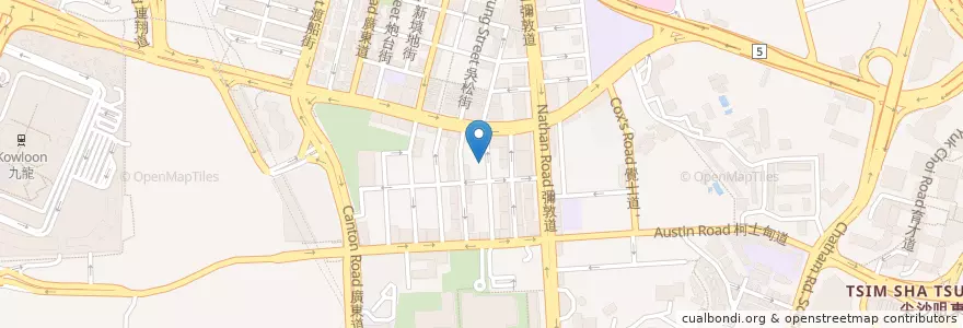 Mapa de ubicacion de 许留山 en 中国, 广东省, 香港 Hong Kong, 九龍 Kowloon, 新界 New Territories, 油尖旺區 Yau Tsim Mong District.