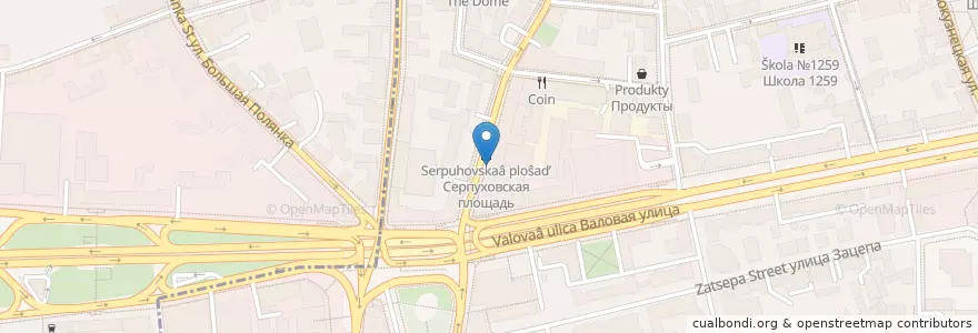 Mapa de ubicacion de My gelato en ロシア, 中央連邦管区, モスクワ, Центральный Административный Округ, Район Замоскворечье.