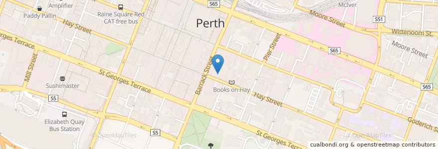 Mapa de ubicacion de NAO Japanese Ramen en Australien, Westaustralien, City Of Perth.