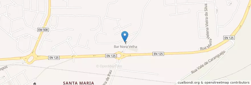 Mapa de ubicacion de Bar Nora Velha en Portogallo, Algarve, Algarve, Faro, Tavira, Tavira.