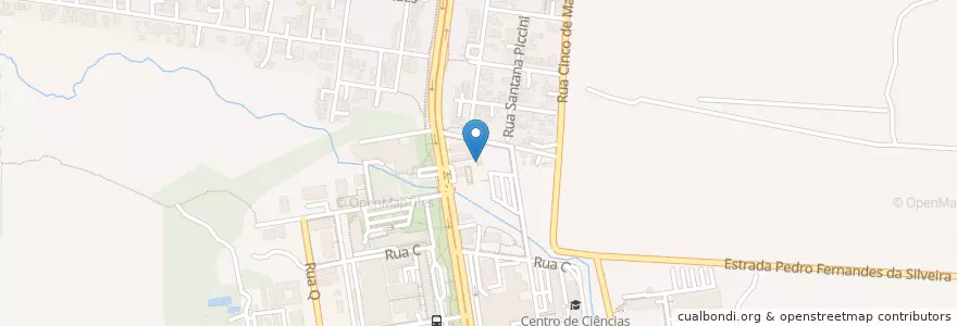 Mapa de ubicacion de Banco Postal en ブラジル, 南部地域, リオグランデ・ド・スル, Região Geográfica Intermediária De Santa Maria, Região Geográfica Imediata De Santa Maria, Santa Maria.