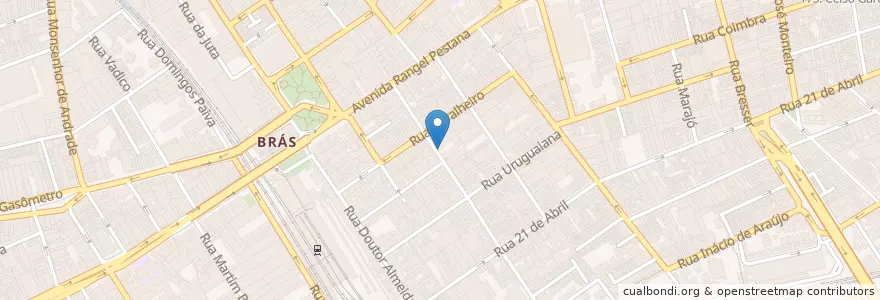 Mapa de ubicacion de Correios en 브라질, 남동지방, 상파울루, Região Geográfica Intermediária De São Paulo, Região Metropolitana De São Paulo, Região Imediata De São Paulo, 상파울루.