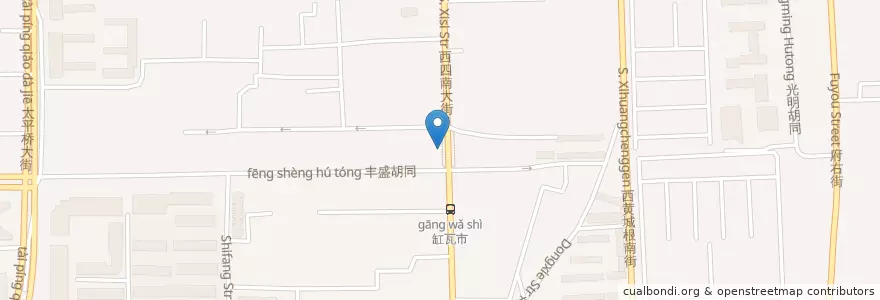 Mapa de ubicacion de 慶豐包子舖 en China, Beijing, Hebei, 西城区.