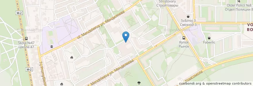 Mapa de ubicacion de Айкидо en Russie, District Fédéral Central, Oblast De Koursk, Курский Район, Городской Округ Курск.