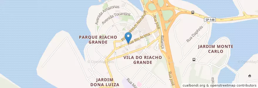 Mapa de ubicacion de Auto Escola e Despachante Nanzer en Brazil, Jihovýchodní Region, São Paulo, Região Geográfica Intermediária De São Paulo, Região Metropolitana De São Paulo, Região Imediata De São Paulo, São Bernardo Do Campo.