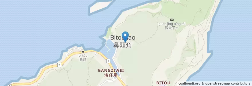 Mapa de ubicacion de 阿春姨五十年古早味老店 en 臺灣, 新北市, 瑞芳區.