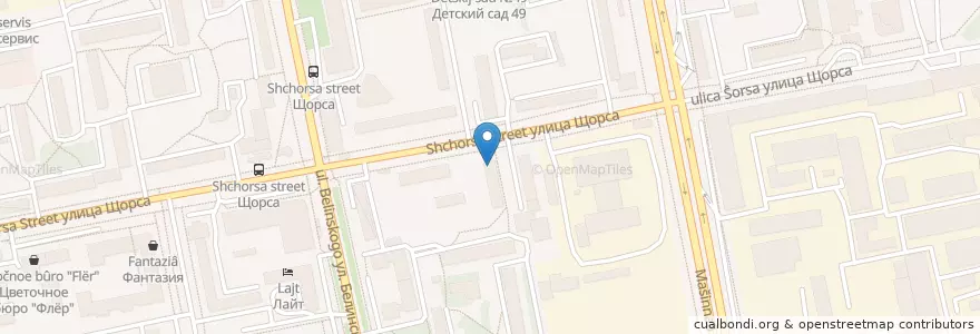 Mapa de ubicacion de Lori en Rusland, Уральский Федеральный Округ, Свердловская Область, Городской Округ Екатеринбург.