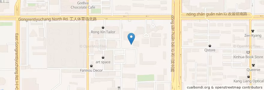 Mapa de ubicacion de Wolfgang's Steakhouse by Wolfgang Zwiener Beijing en China, Pekín, Hebei, 朝阳区 / Chaoyang.